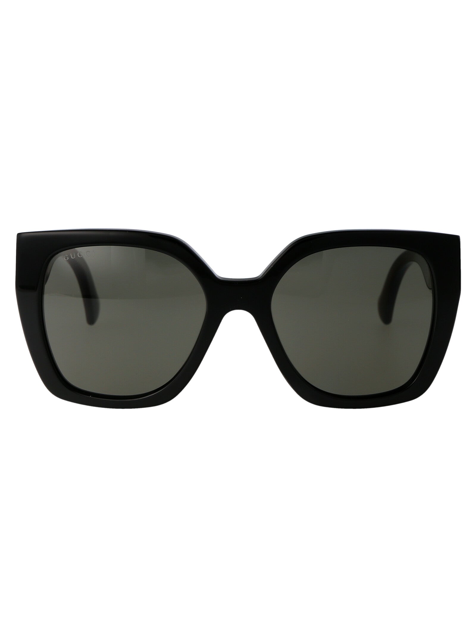 Gg1300s 001 Black Havana Grey Acetate Sunglasses