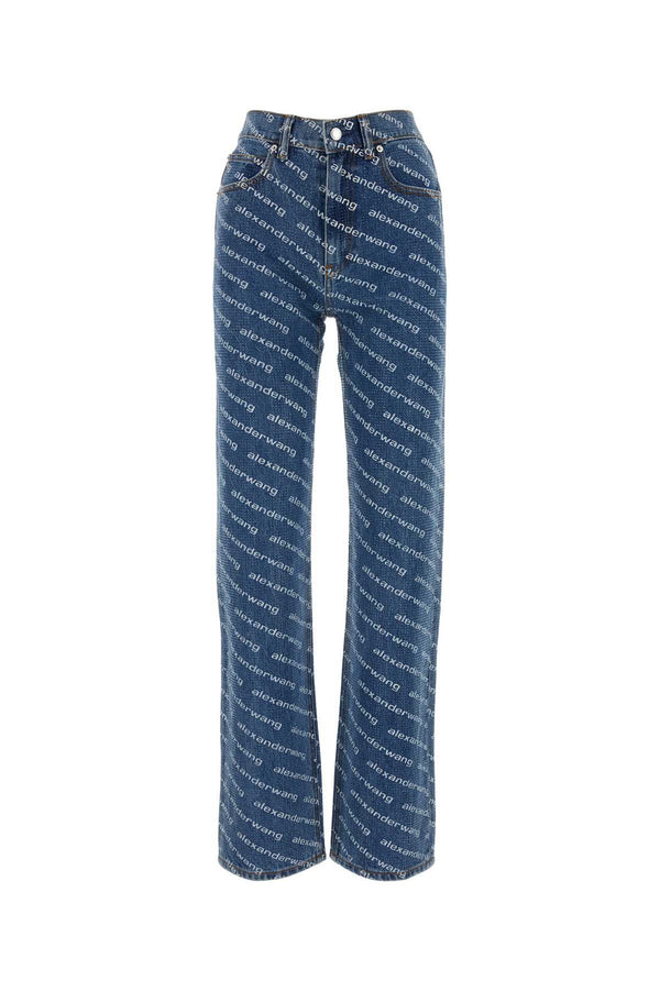 Alexander Wang Rise 100% Cotton jeans in blue