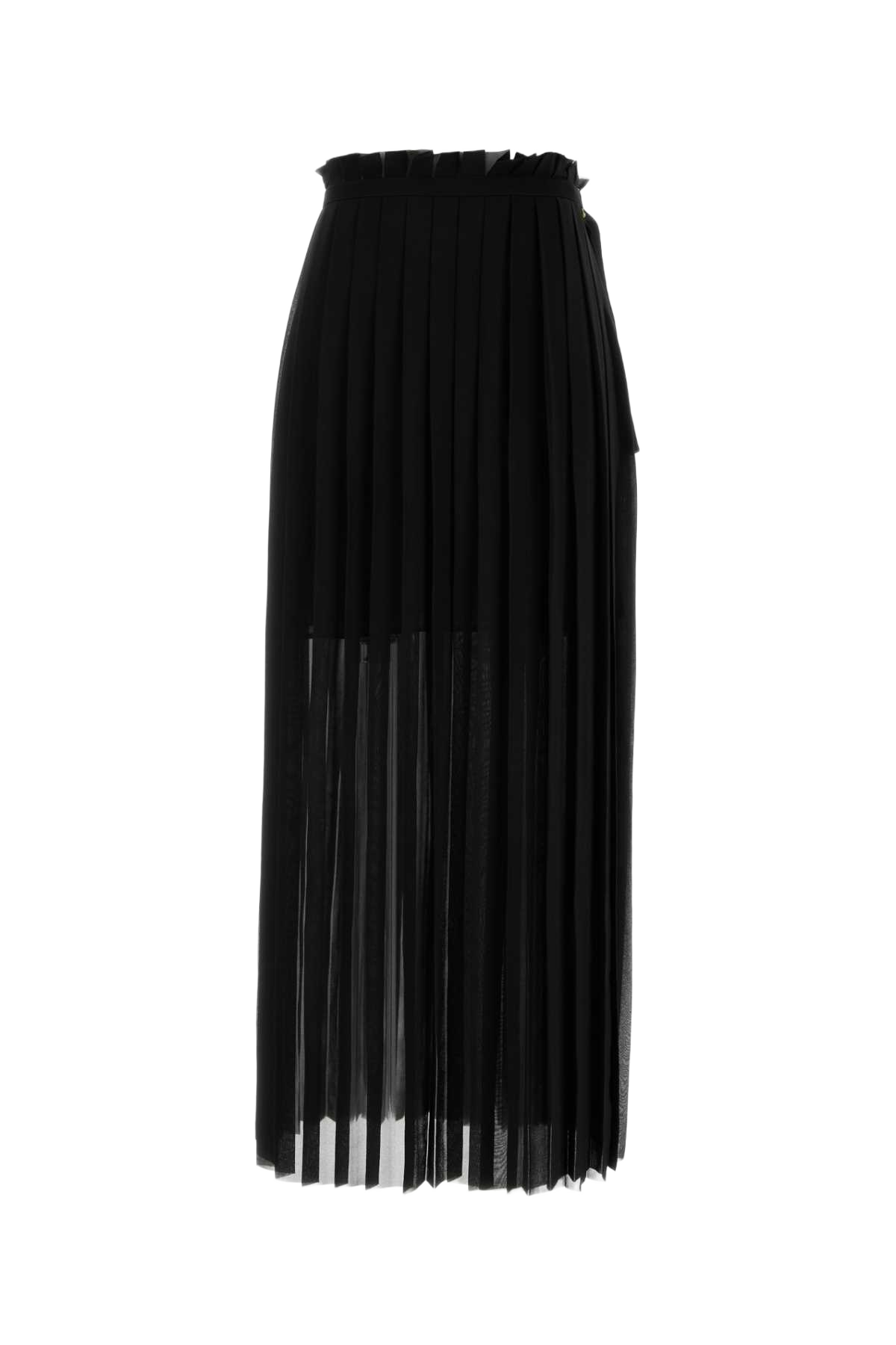 Black Polyester Skirt Gonne