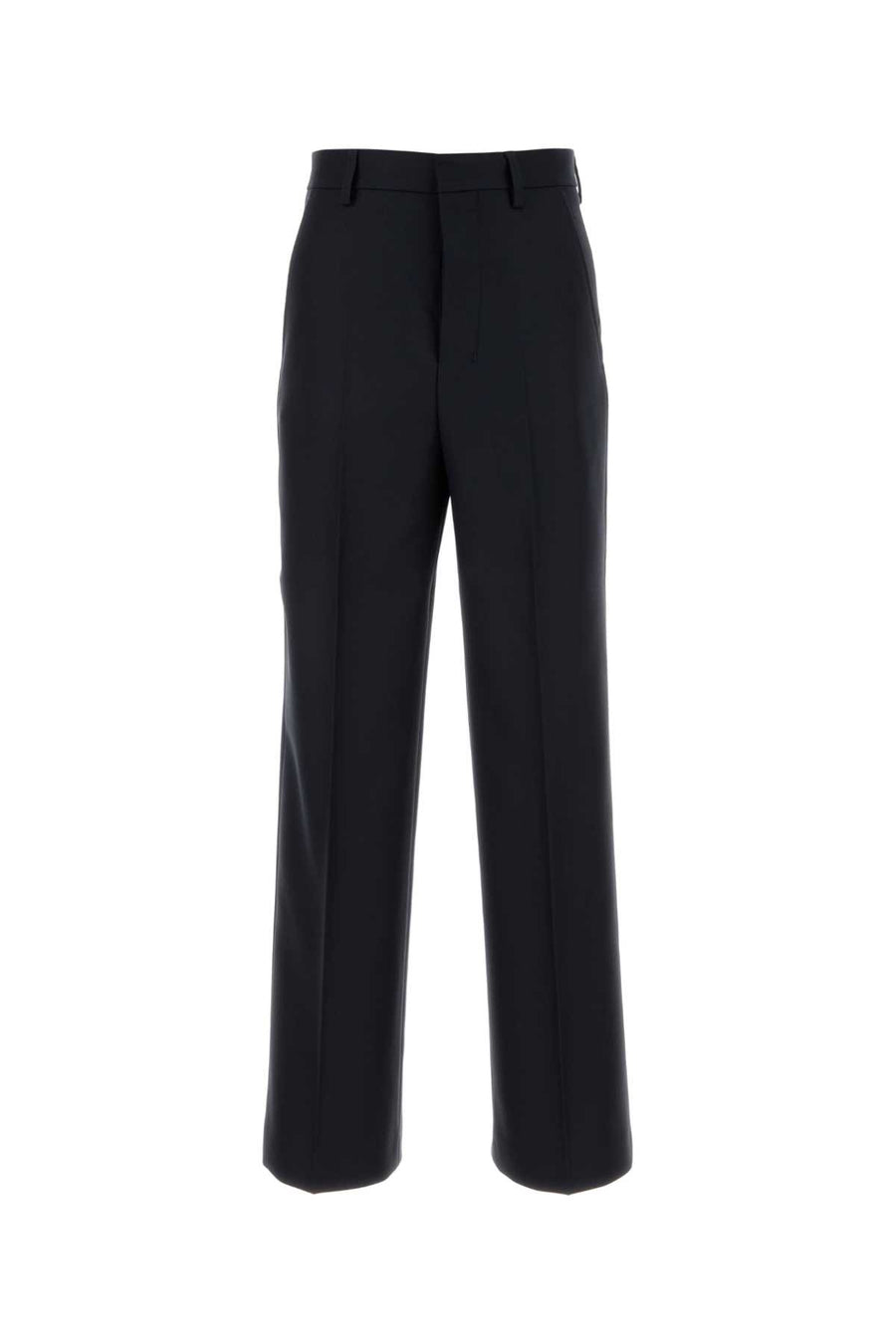 AMI Paris Trousers 100% Virgin wool trousers in navy