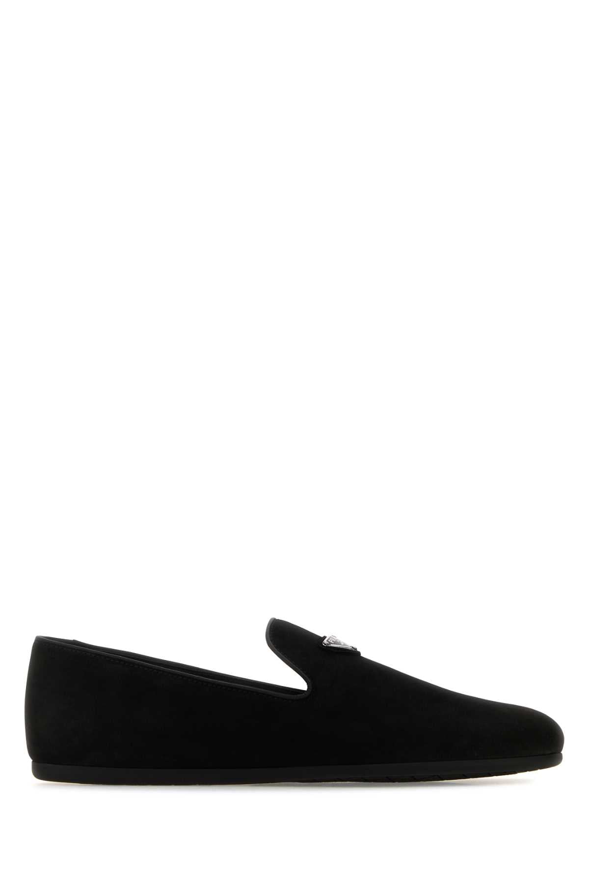 Black Suede Loafers Nero Mocassini