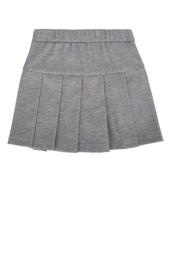 Moncler Jr 61% Virgin Wool skirt in gray