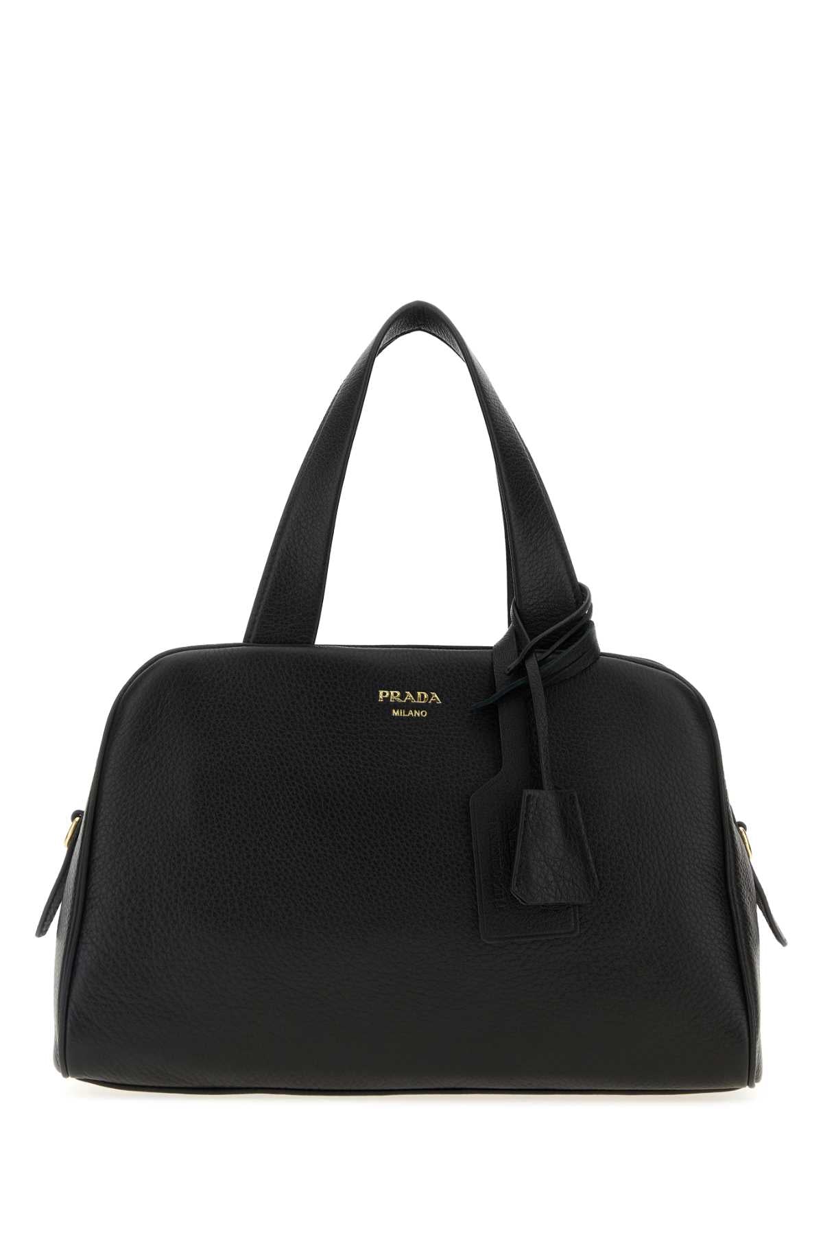 Black Leather Handbag Nero Cervuselaphusscot. Borse A Mano