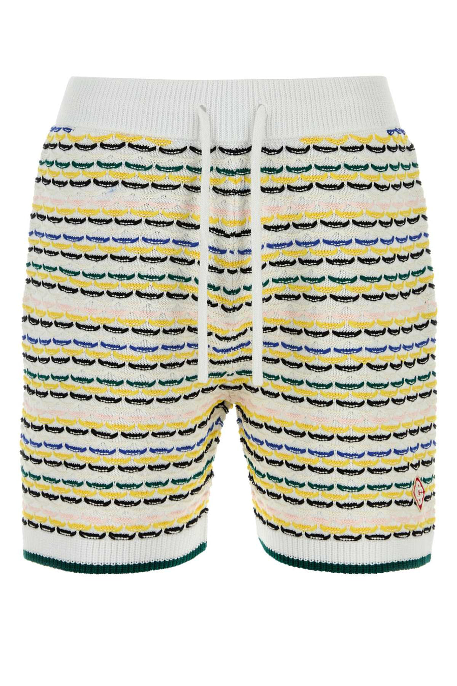 Casablanca Stitch 100% Cotton bermuda shorts in multicolor
