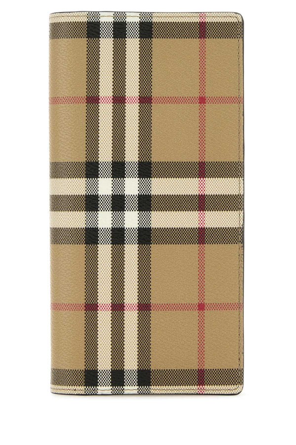 Burberry Exterior: 55% Polyurethane wallet in beige