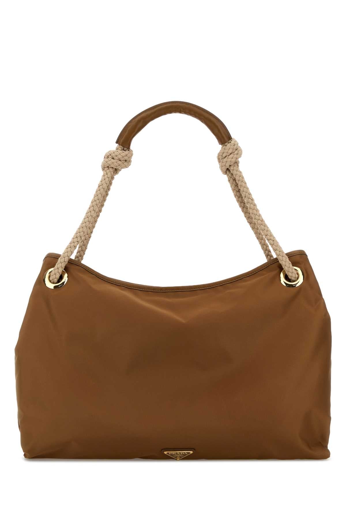 Caramel Fabric Shopping Bag Brandy Borse A Mano