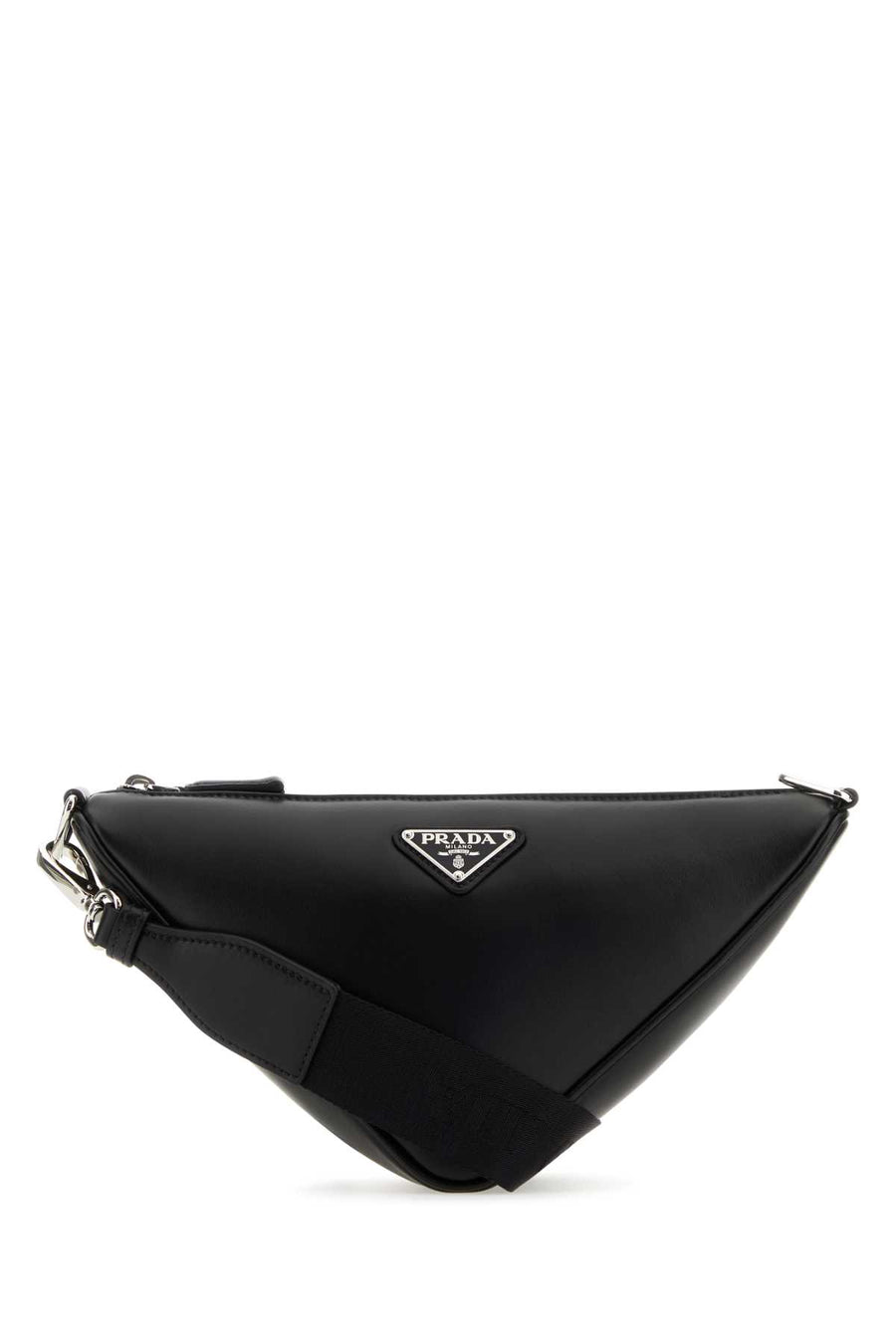 Prada Vitello leather crossbody bag in black