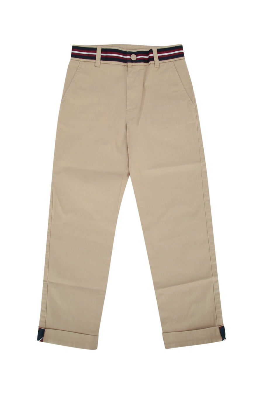 Moncler Jr Kids Cotton trousers in beige