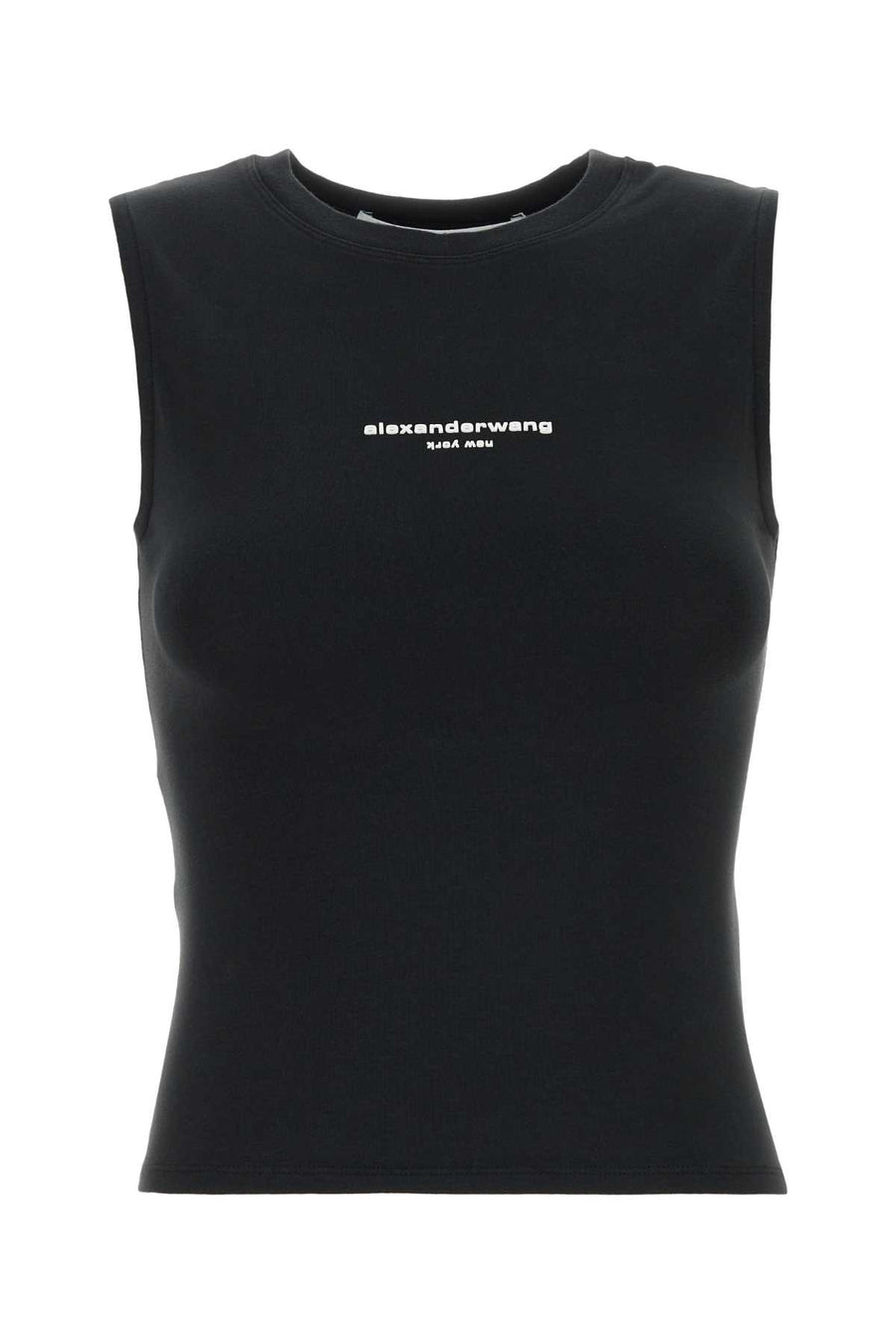 Alexander Wang 92% Cotton tank top in black