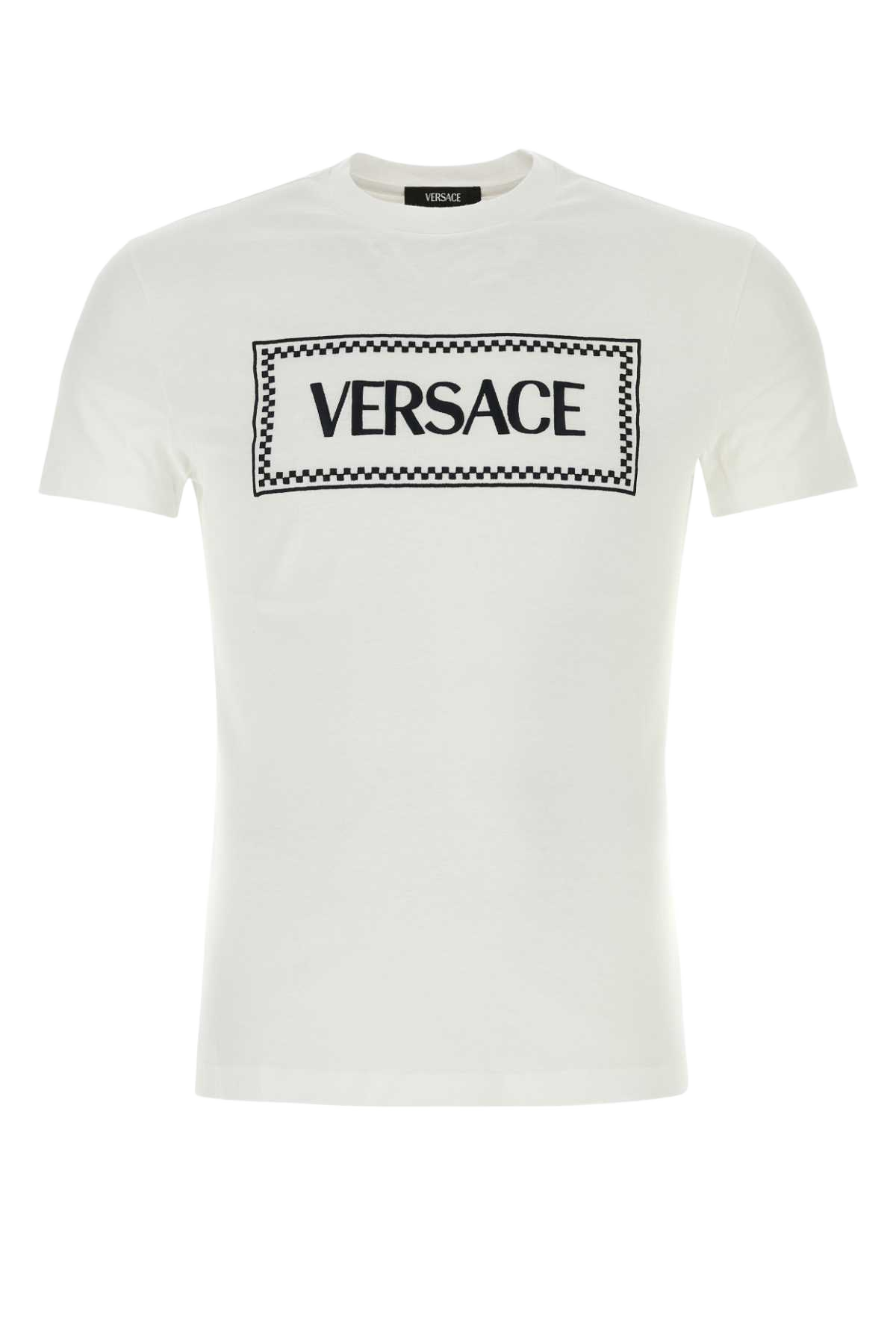 White Cotton T-Shirt 1w000 Exterior