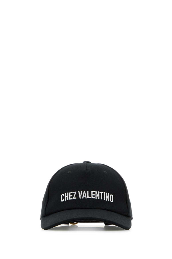 Valentino Garavani 6Y2HDA41FVH 100% Cotton baseball cap in black