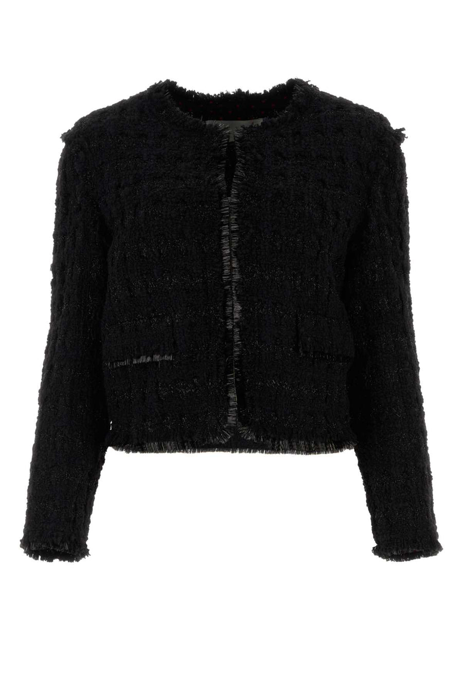 Tory Burch Exterior: 88% Wool 12% Nylon; Lining: 100% Nylon blazer in black