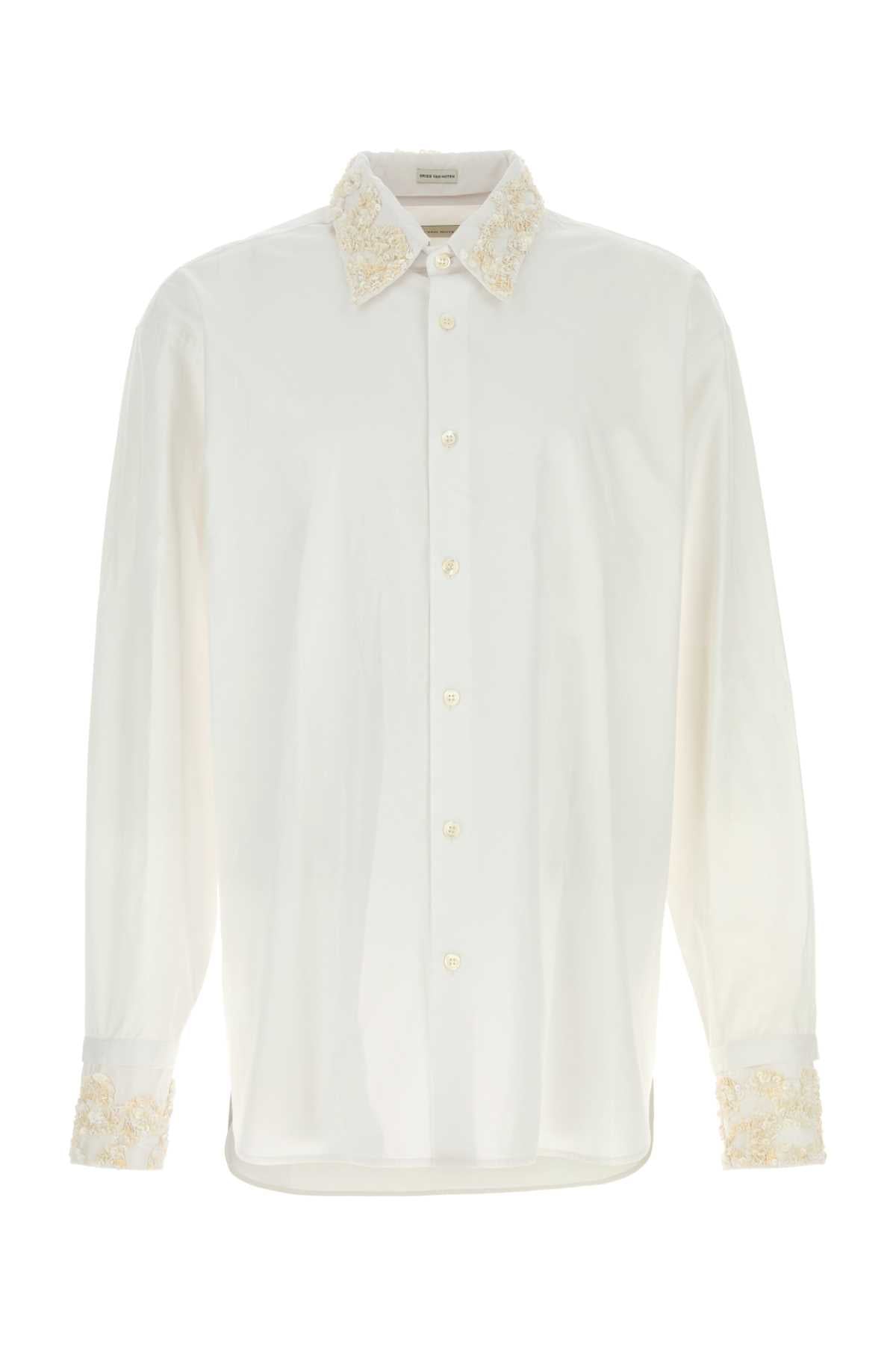 White Poplin Shirt Exterior: Cotton Camicie
