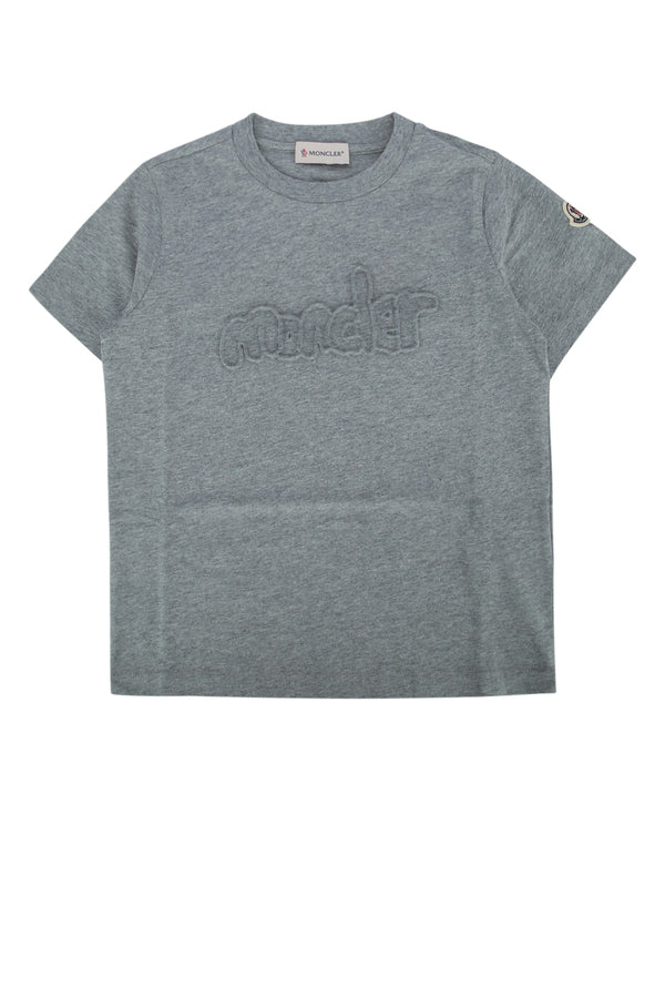 Moncler Jr Cotton t-shirt in gray