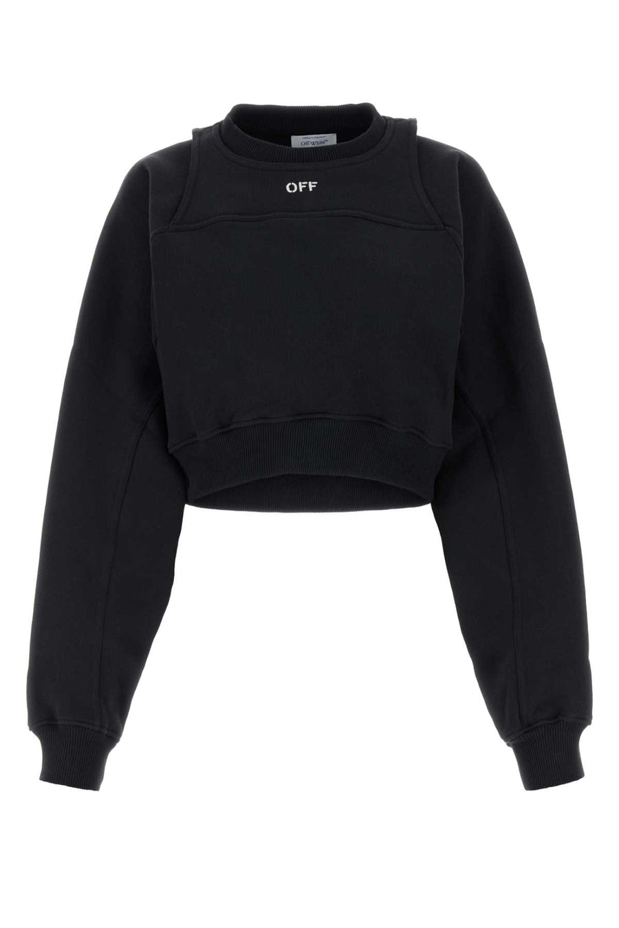 Off-White 100% Cotton sweatshirt in black