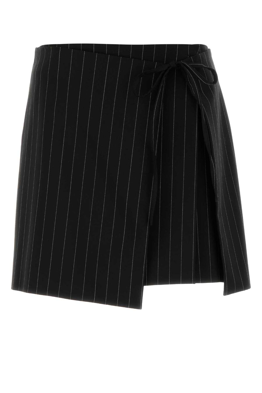 Sportmax Exterior: 54% Virgin wool skirt in black