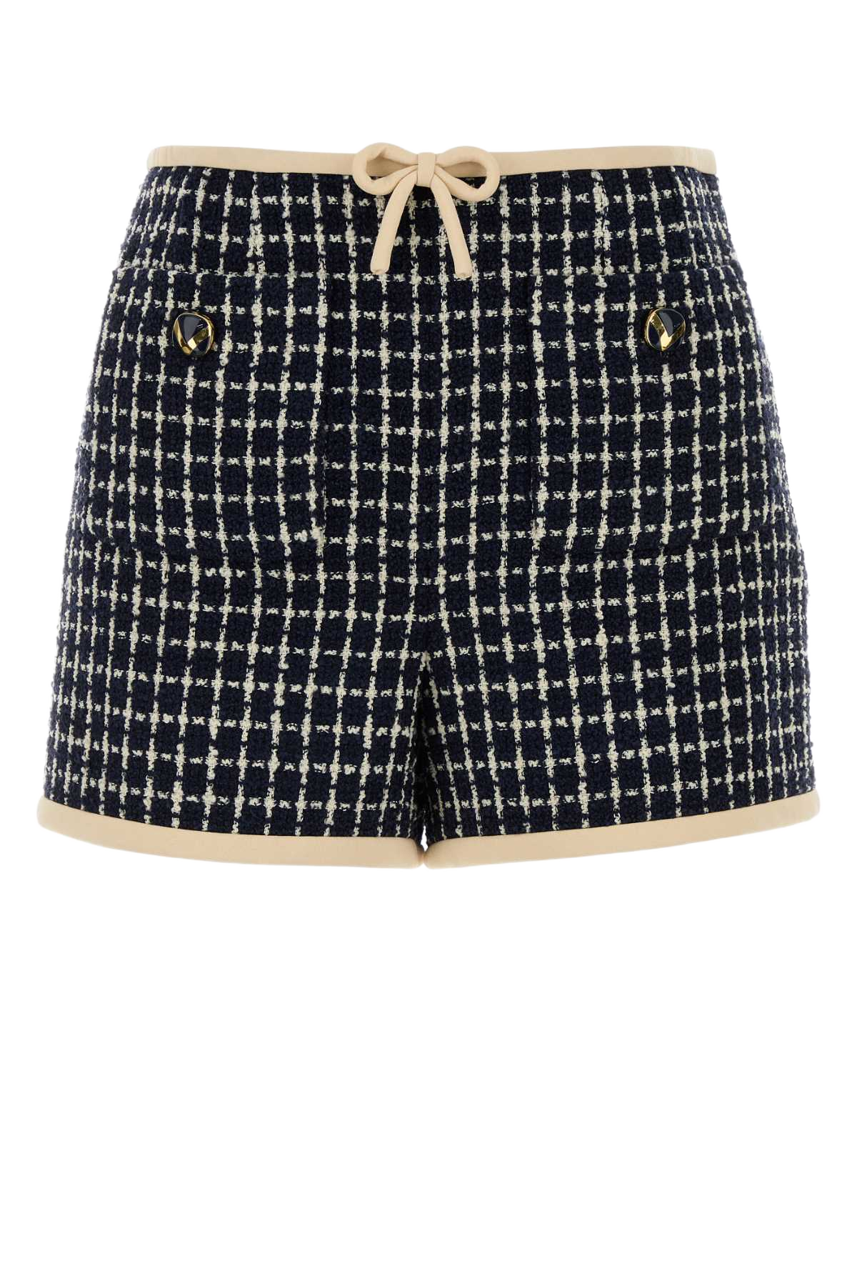 Embroidered Tweed Shorts 671