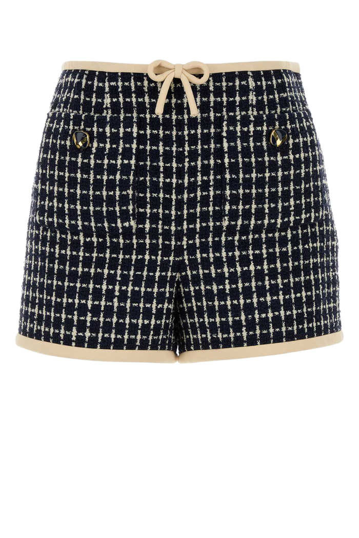 Embroidered Tweed Shorts 671
