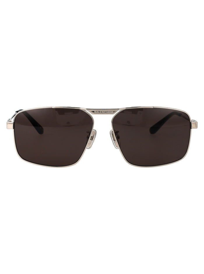 Bb0418sk Silver-silver-grey Metal Sunglasses