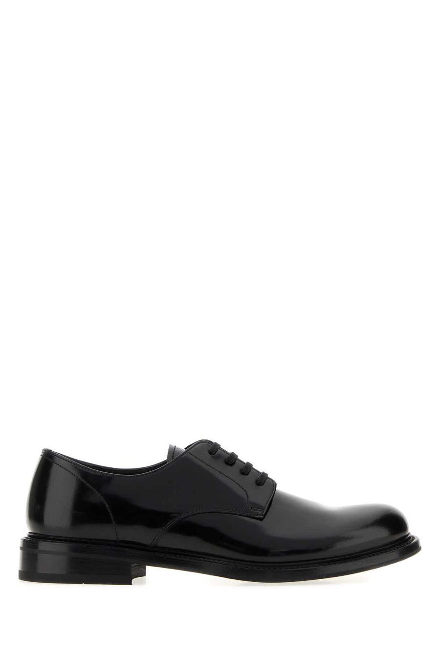 Prada Exterior: 100% Leather derby in black