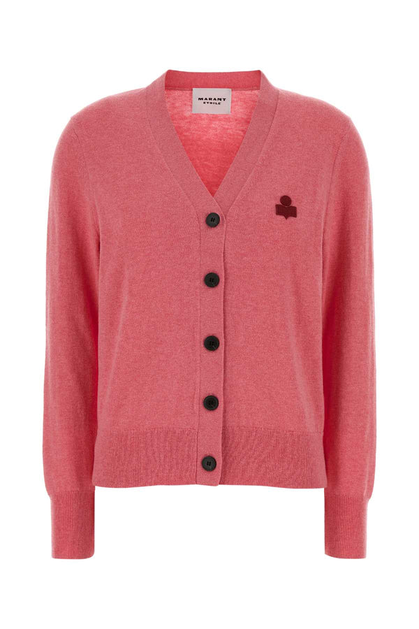 Isabel Marant Etoile 70% cotton cardigan in pink
