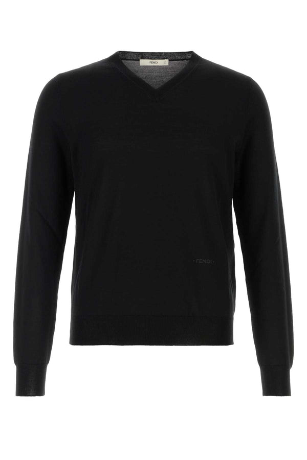 Nero Exterior: Wool Elastane Maglieria