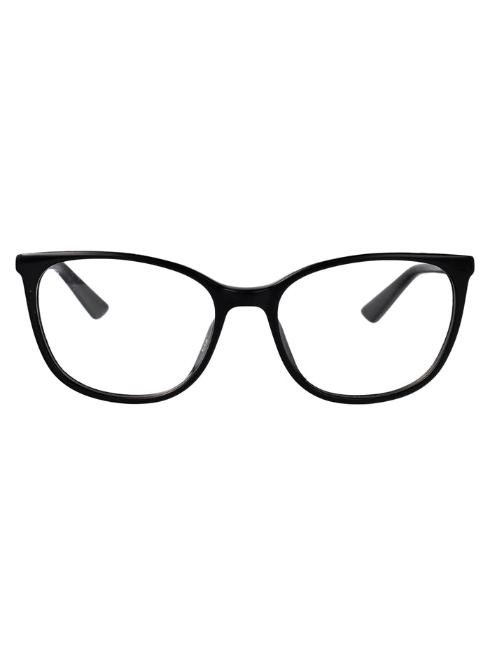 Ch0370ol Black-black-transparent Acetate Optical
