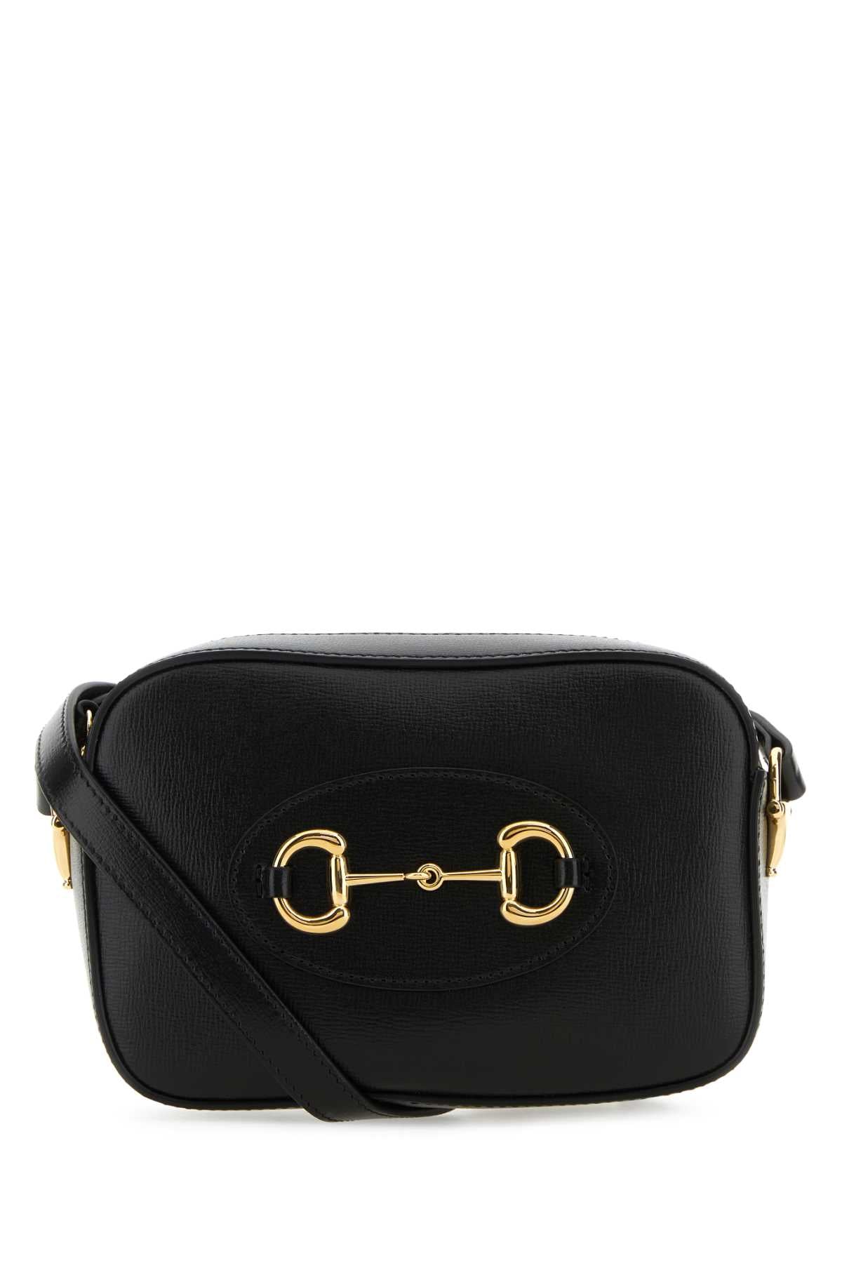 Black Leather Gucci Horsebit 1955 Crossbody Bag 1000 Borse A Tracolla