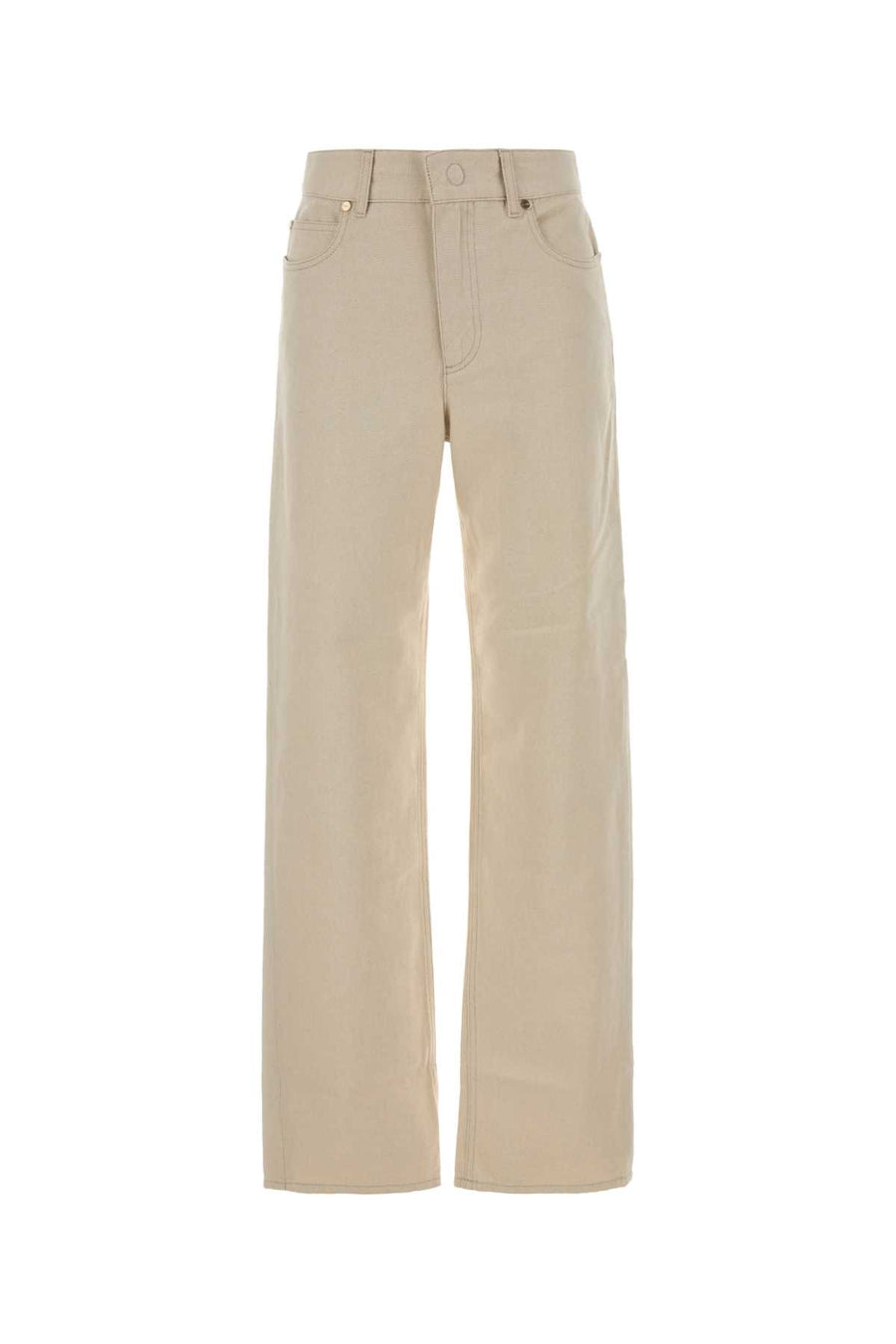 Fendi 68% Cotton jean in beige