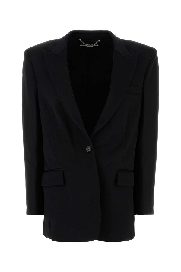 Stella McCartney Blazer Exterior: 100% Wool; Lining: 52% Viscose blazer in black