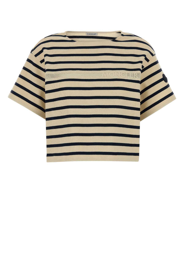 Moncler 100% Cotton t-shirt in beige