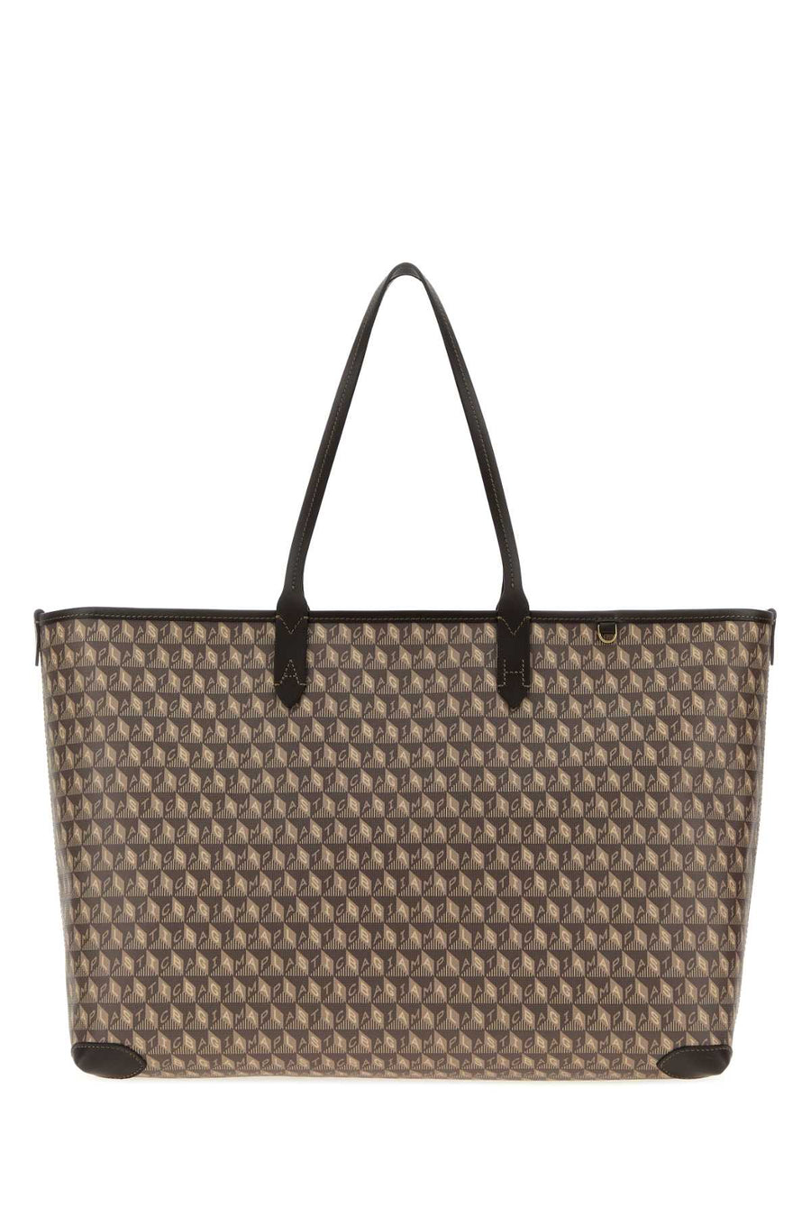 Anya Hindmarch Plastic Exterior: 100% Fabric tote bag in beige