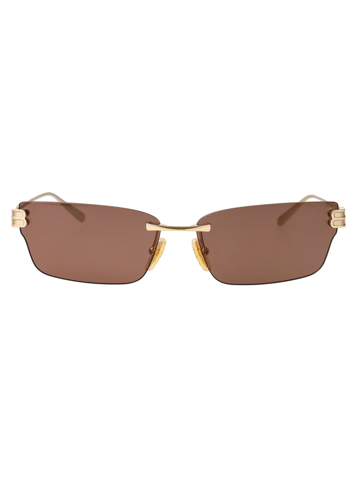 Bb0487s 004 Gold-gold-brown Metal Sunglasses
