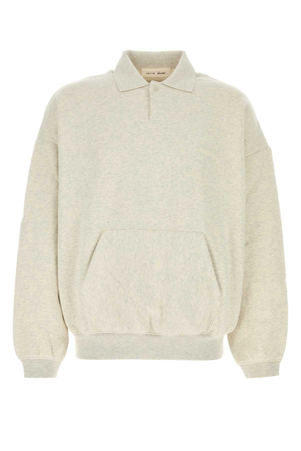 Fear Of God Essential Polo 80% Cotton 20% Polyester sweatshirt in beige