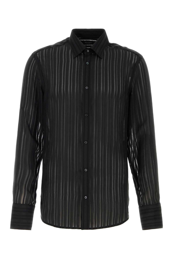 Gucci Shirt Silk shirt in black