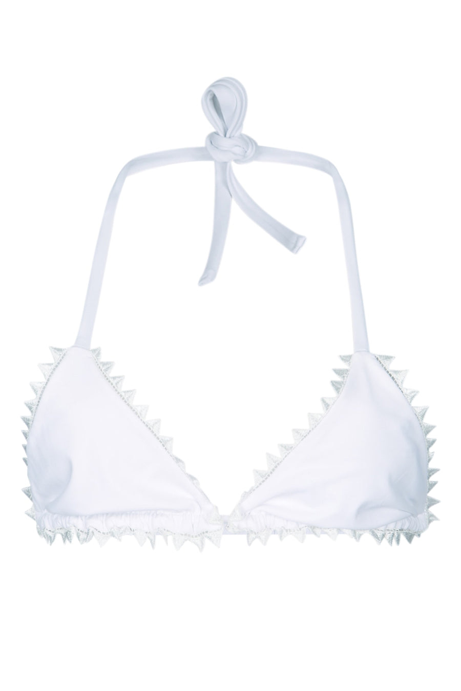 Jacquemus Haut 59% Polyamide 41% Elastane swimwear top in white