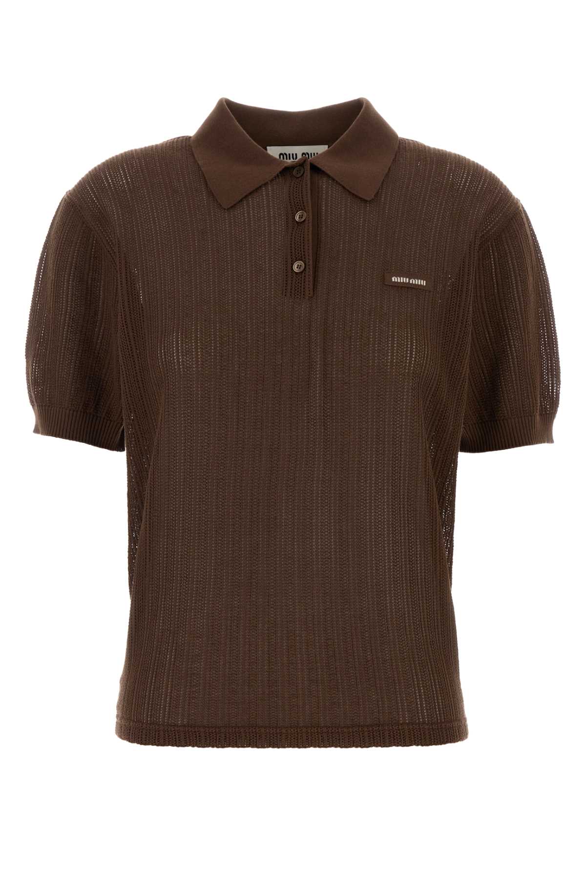 Mml06jsooo19ur F0324 Cacao Exterior: Cotton Polo