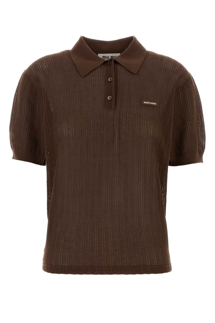 Mml06jsooo19ur F0324 Cacao Exterior: Cotton Polo