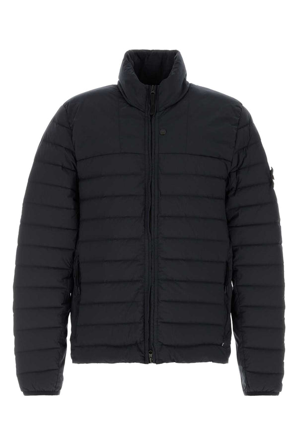 Midnight Blue Stretch Nylon Jacket Giacche E Gilet