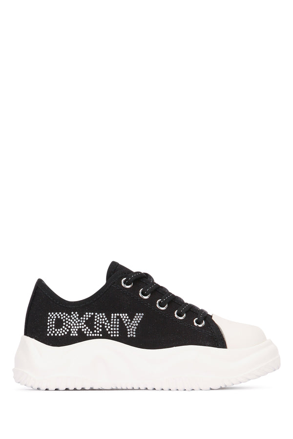 Dkny Junior Tennis Canvas sneaker in black