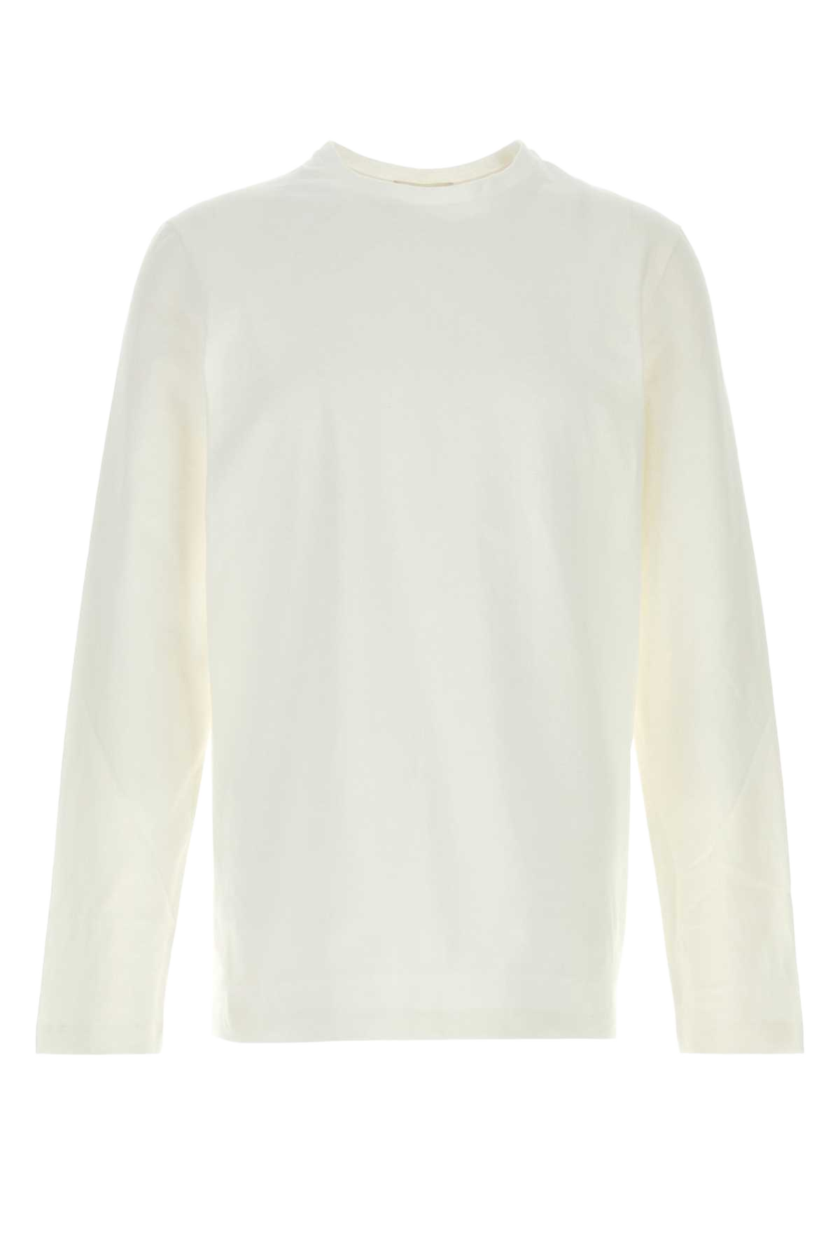 White Cotton Leon T-Shirt Exterior