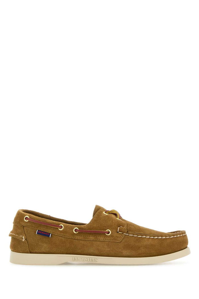 Biscuit Suede Portland Loafers Curry Mocassini