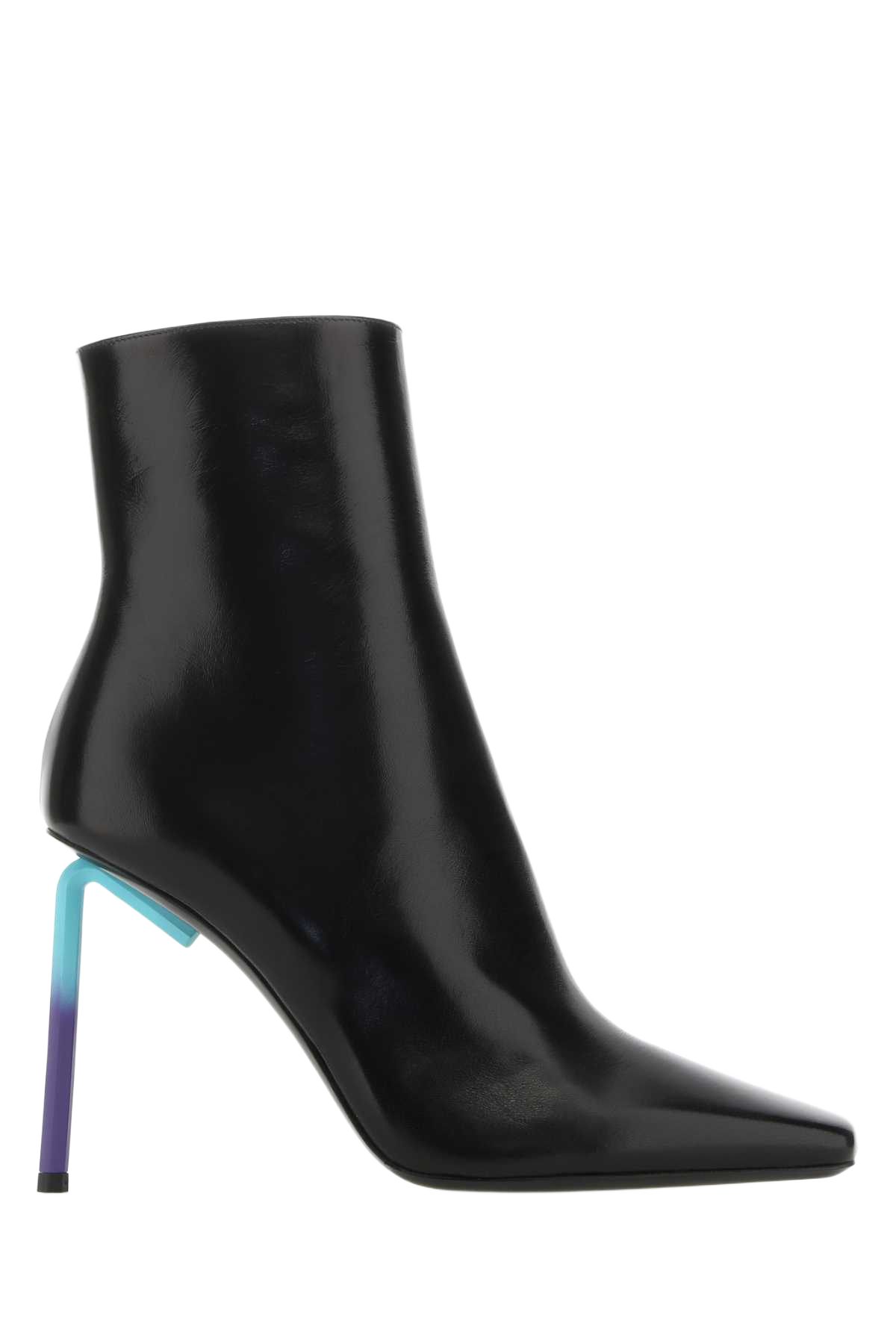 Black Nappa Leather Allen Ankle Boots 1045 Stivali