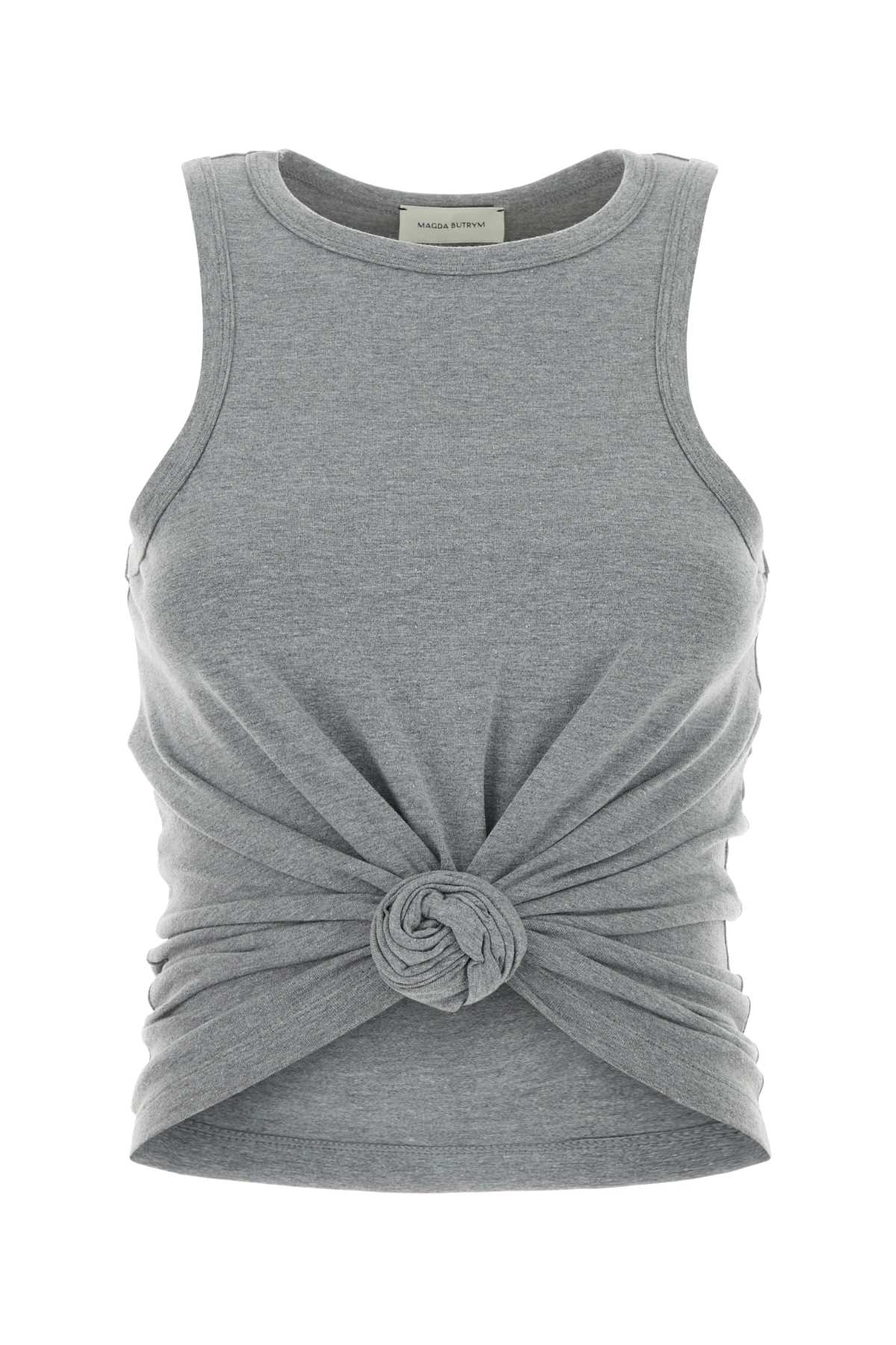 Grey Exterior: Cotton Elastane Maglie