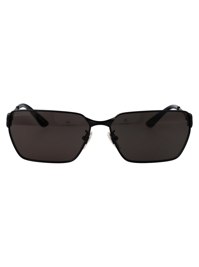 Bb0374sk Black-black-grey Metal Sunglasses