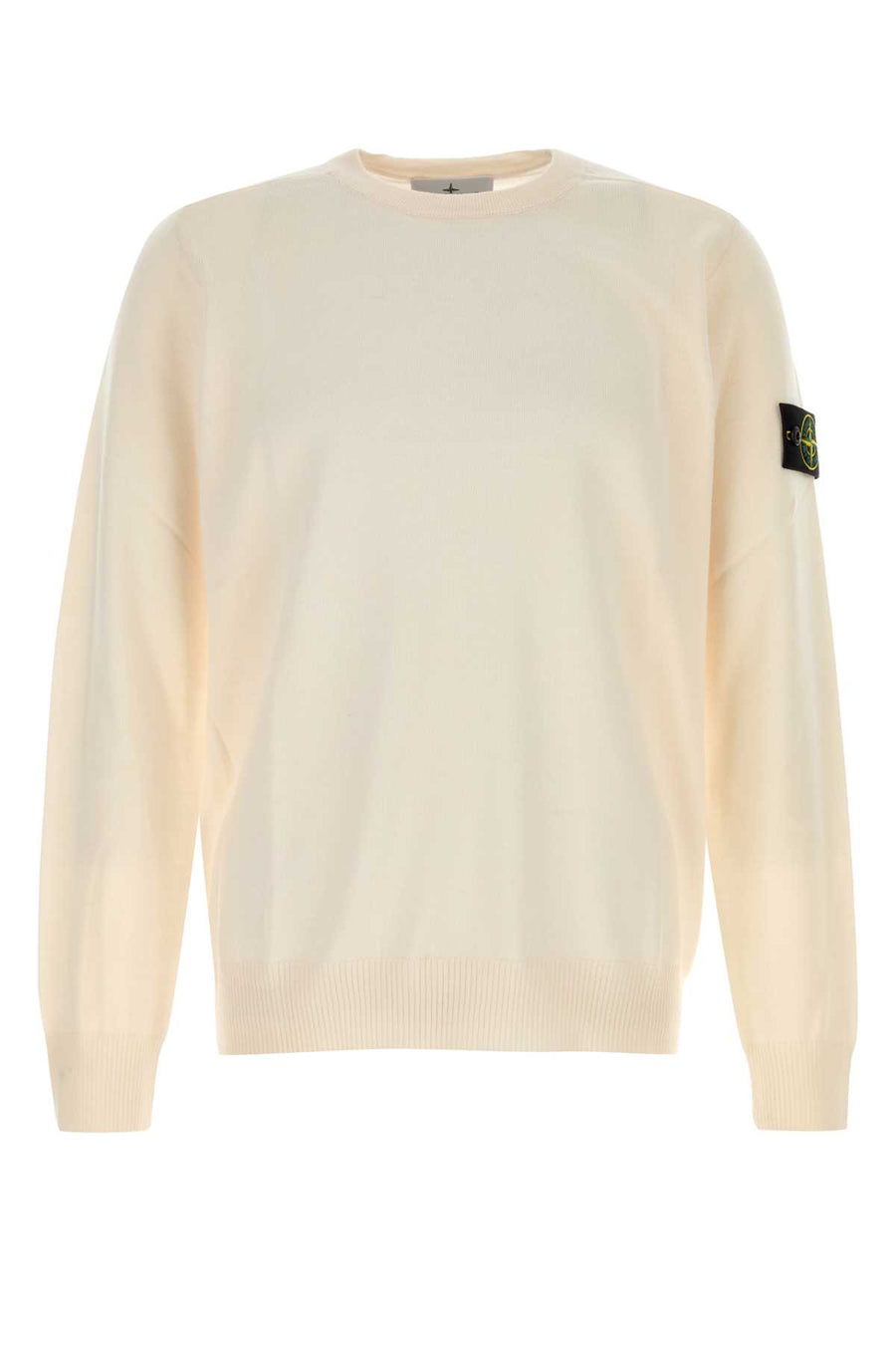 Ivory Wool Sweater Exterior: Virgin Maglieria