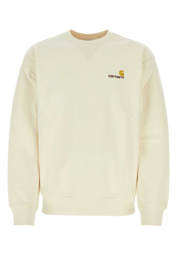 Carhartt Wip Script 80% Cotton sweatshirt in beige
