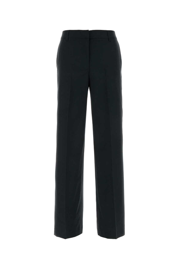 Pt Torino Francoise 100% Virgin wool trousers in black