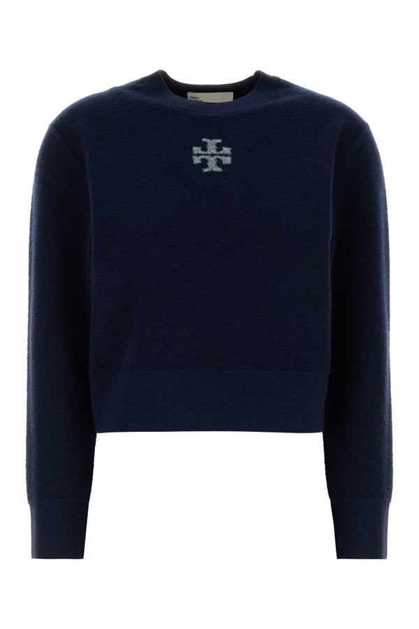 Tory Burch 87% Wool sweater in navy