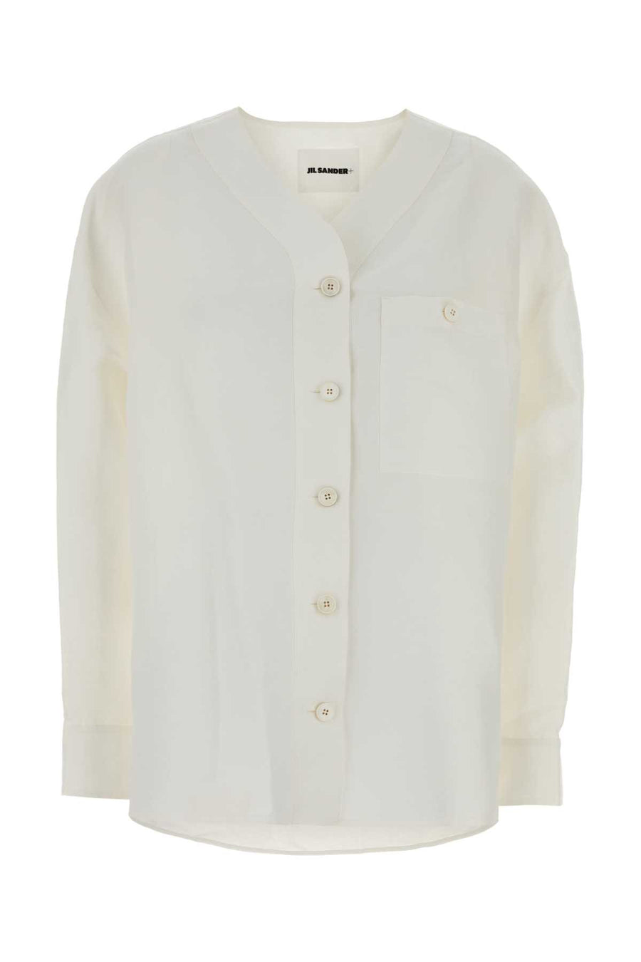 Jil Sander 63% Linen 37% Viscose shirt in white